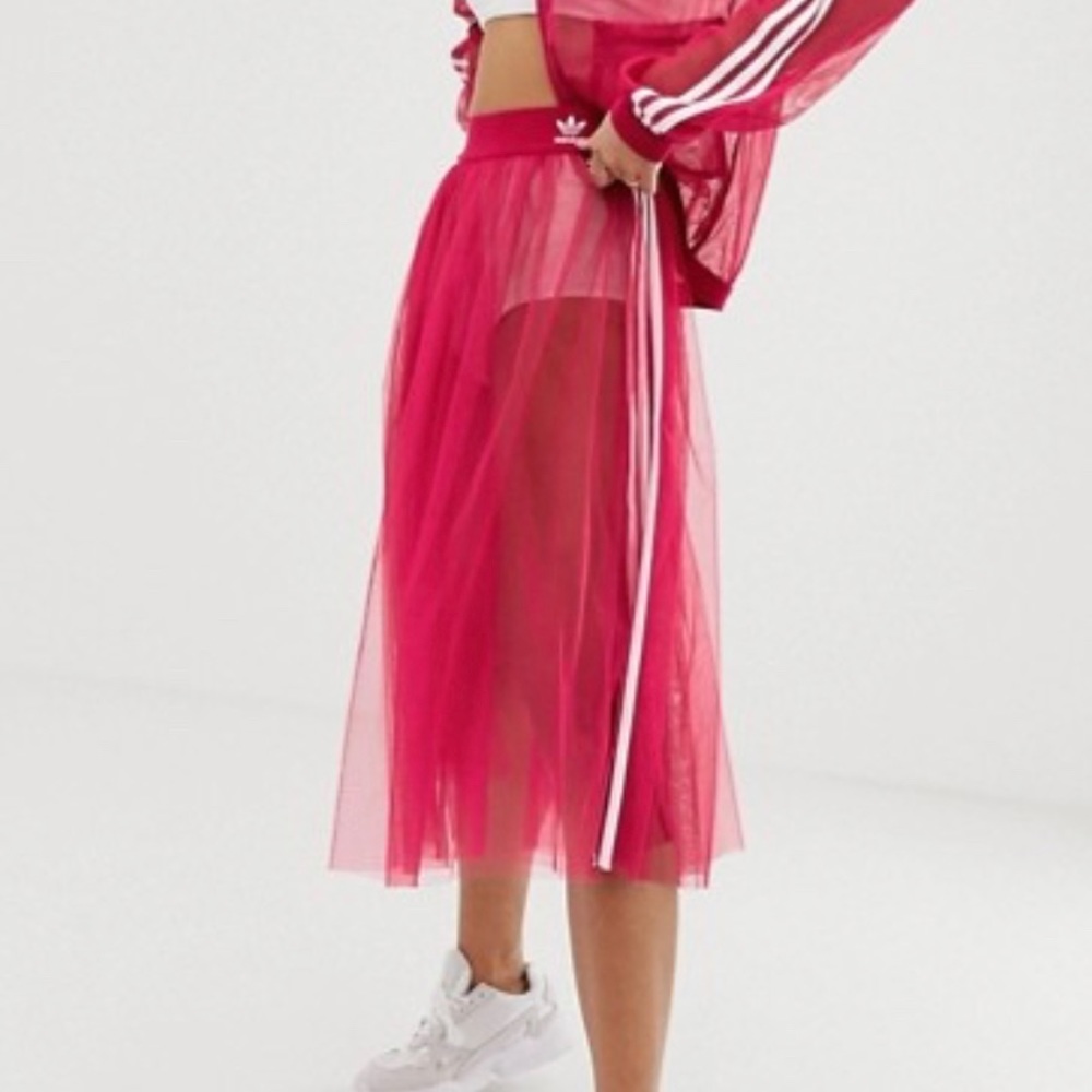 Adidas Original Pink Tulle Skirt